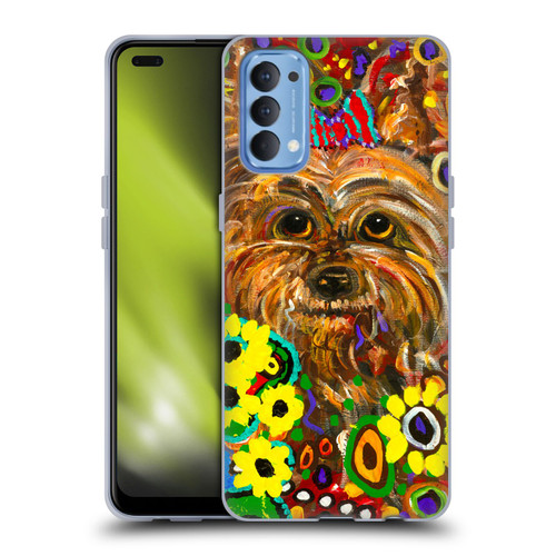 Mad Dog Art Gallery Dogs 2 Yorkie Soft Gel Case for OPPO Reno 4 5G