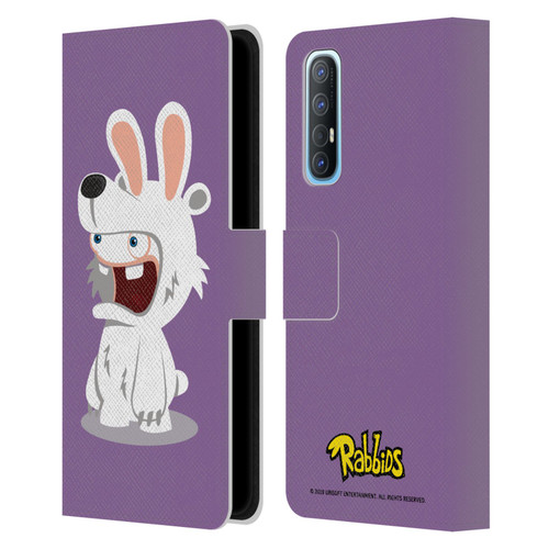 Rabbids Costumes Polar Bear Leather Book Wallet Case Cover For OPPO Find X2 Neo 5G