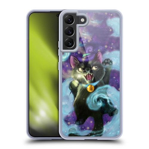 Ash Evans Black Cats Magic Witch Soft Gel Case for Samsung Galaxy S22+ 5G