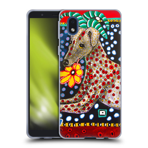 Mad Dog Art Gallery Dogs 2 Greyhound Soft Gel Case for Samsung Galaxy A01 Core (2020)