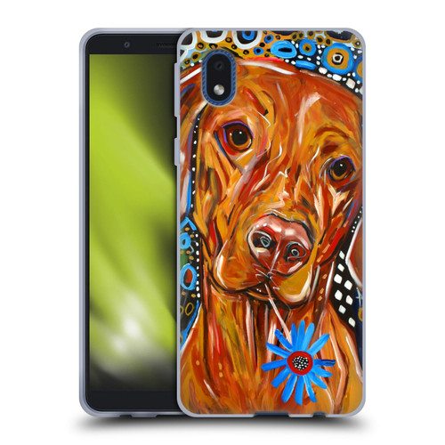 Mad Dog Art Gallery Dogs 2 Viszla Soft Gel Case for Samsung Galaxy A01 Core (2020)