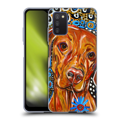 Mad Dog Art Gallery Dogs 2 Viszla Soft Gel Case for Samsung Galaxy A03s (2021)