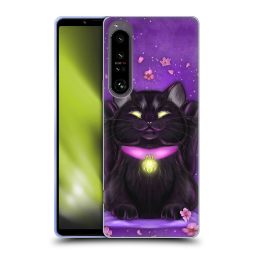 Ash Evans Black Cats Lucky Soft Gel Case for Sony Xperia 1 IV