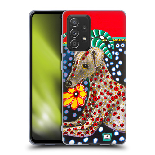 Mad Dog Art Gallery Dogs 2 Greyhound Soft Gel Case for Samsung Galaxy A52 / A52s / 5G (2021)