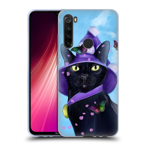 Ash Evans Black Cats Butterfly Sky Soft Gel Case for Xiaomi Redmi Note 8T
