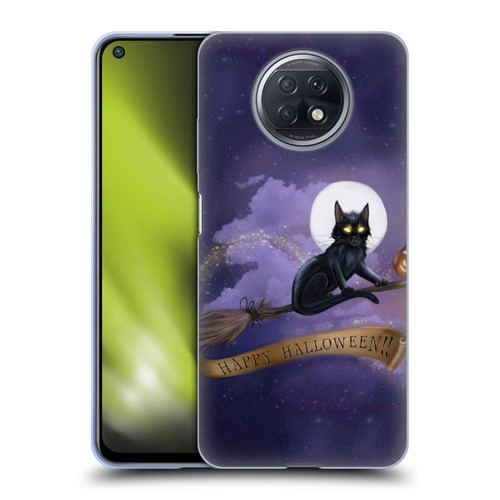 Ash Evans Black Cats Happy Halloween Soft Gel Case for Xiaomi Redmi Note 9T 5G