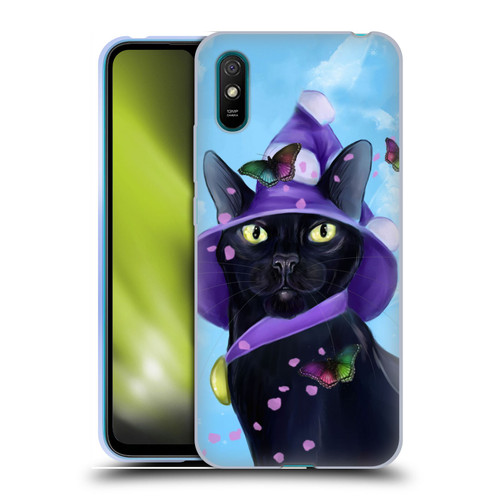 Ash Evans Black Cats Butterfly Sky Soft Gel Case for Xiaomi Redmi 9A / Redmi 9AT