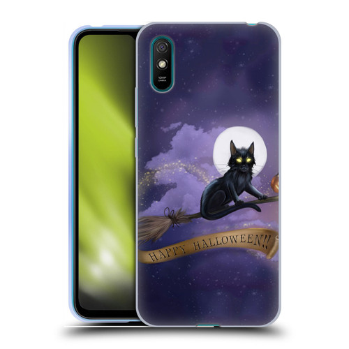 Ash Evans Black Cats Happy Halloween Soft Gel Case for Xiaomi Redmi 9A / Redmi 9AT