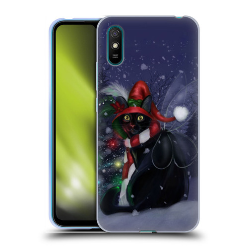 Ash Evans Black Cats Yuletide Cheer Soft Gel Case for Xiaomi Redmi 9A / Redmi 9AT