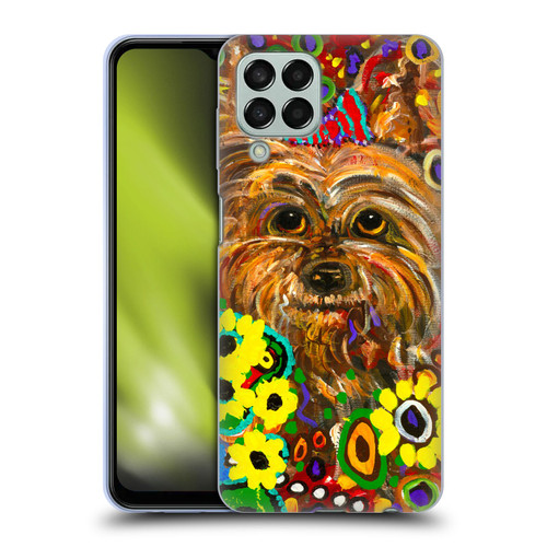 Mad Dog Art Gallery Dogs 2 Yorkie Soft Gel Case for Samsung Galaxy M33 (2022)