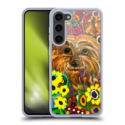 Mad Dog Art Gallery Dogs 2 Yorkie Soft Gel Case for Samsung Galaxy S23+ 5G