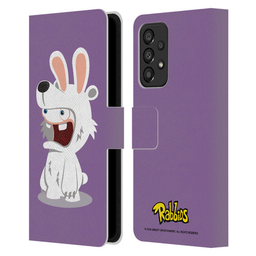 Rabbids Costumes Polar Bear Leather Book Wallet Case Cover For Samsung Galaxy A33 5G (2022)