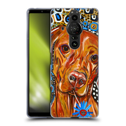 Mad Dog Art Gallery Dogs 2 Viszla Soft Gel Case for Sony Xperia Pro-I