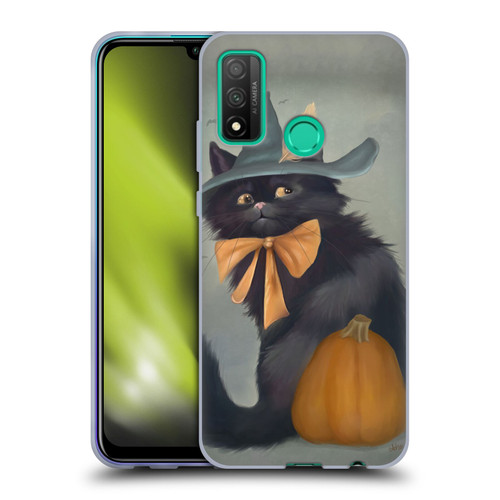 Ash Evans Black Cats 2 Halloween Pumpkin Soft Gel Case for Huawei P Smart (2020)