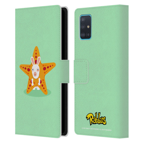 Rabbids Costumes Starfish Leather Book Wallet Case Cover For Samsung Galaxy A51 (2019)