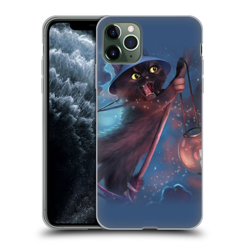Ash Evans Black Cats 2 Magical Witch Soft Gel Case for Apple iPhone 11 Pro Max