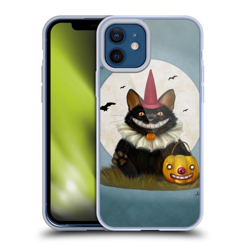 Ash Evans Black Cats 2 Halloween Cat Soft Gel Case for Apple iPhone 12 / iPhone 12 Pro