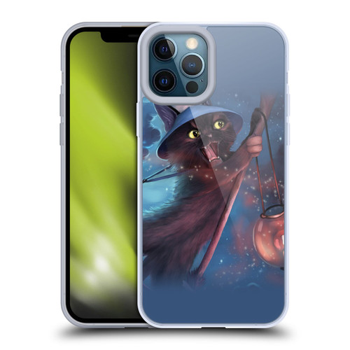 Ash Evans Black Cats 2 Magical Witch Soft Gel Case for Apple iPhone 12 Pro Max