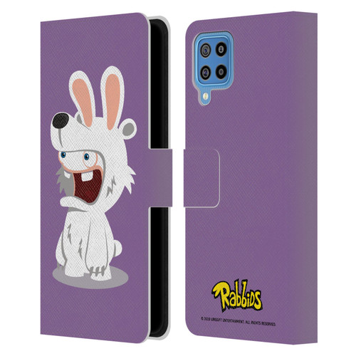 Rabbids Costumes Polar Bear Leather Book Wallet Case Cover For Samsung Galaxy F22 (2021)