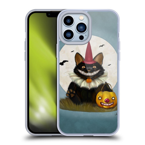 Ash Evans Black Cats 2 Halloween Cat Soft Gel Case for Apple iPhone 13 Pro Max