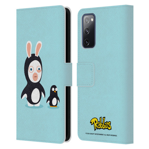 Rabbids Costumes Penguin Leather Book Wallet Case Cover For Samsung Galaxy S20 FE / 5G