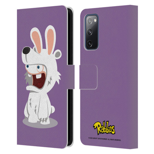 Rabbids Costumes Polar Bear Leather Book Wallet Case Cover For Samsung Galaxy S20 FE / 5G