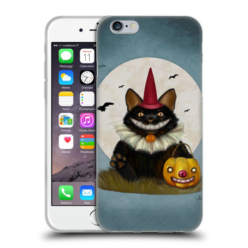 Ash Evans Black Cats 2 Halloween Cat Soft Gel Case for Apple iPhone 6 / iPhone 6s