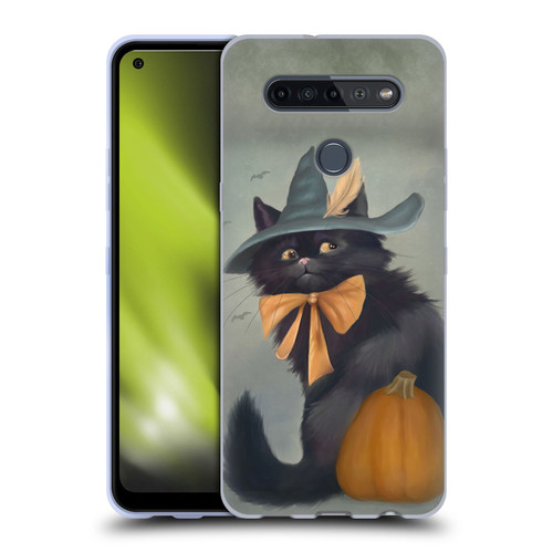 Ash Evans Black Cats 2 Halloween Pumpkin Soft Gel Case for LG K51S