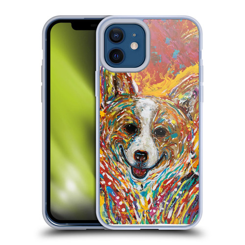 Mad Dog Art Gallery Dog 5 Corgi Soft Gel Case for Apple iPhone 12 / iPhone 12 Pro