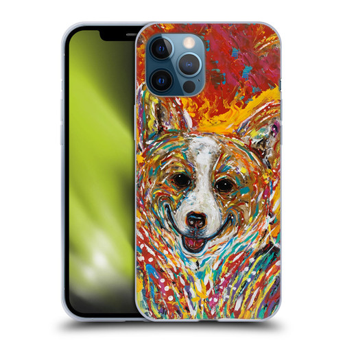Mad Dog Art Gallery Dog 5 Corgi Soft Gel Case for Apple iPhone 12 Pro Max