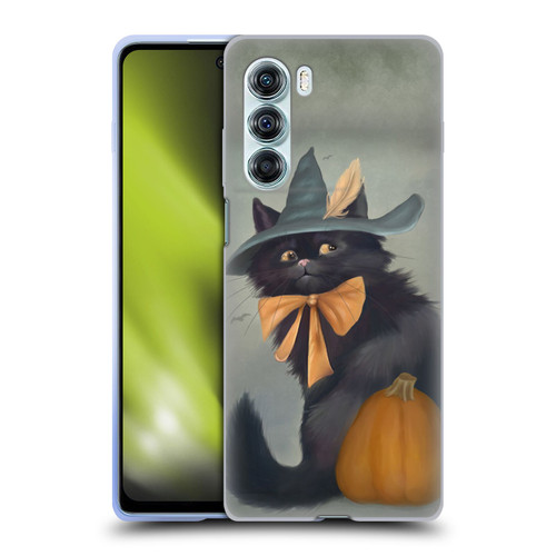 Ash Evans Black Cats 2 Halloween Pumpkin Soft Gel Case for Motorola Edge S30 / Moto G200 5G