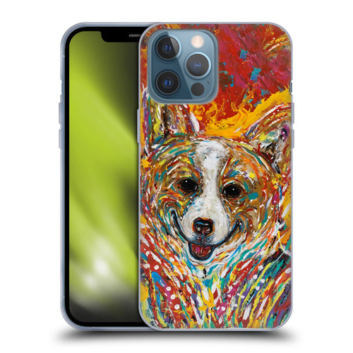 Mad Dog Art Gallery Dog 5 Corgi Soft Gel Case for Apple iPhone 13 Pro Max