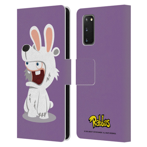Rabbids Costumes Polar Bear Leather Book Wallet Case Cover For Samsung Galaxy S20 / S20 5G