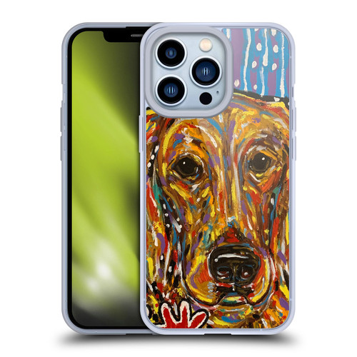 Mad Dog Art Gallery Dog 5 Golden Retriever Soft Gel Case for Apple iPhone 13 Pro