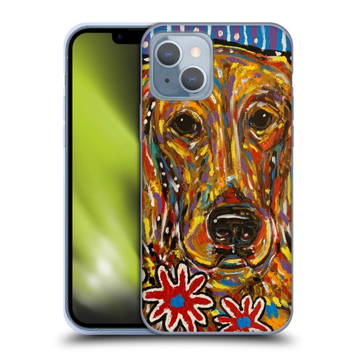 Mad Dog Art Gallery Dog 5 Golden Retriever Soft Gel Case for Apple iPhone 14