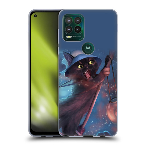 Ash Evans Black Cats 2 Magical Witch Soft Gel Case for Motorola Moto G Stylus 5G 2021
