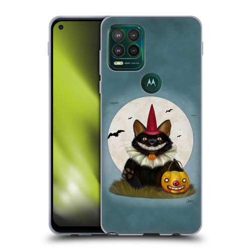 Ash Evans Black Cats 2 Halloween Cat Soft Gel Case for Motorola Moto G Stylus 5G 2021