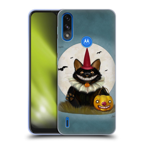 Ash Evans Black Cats 2 Halloween Cat Soft Gel Case for Motorola Moto E7 Power / Moto E7i Power