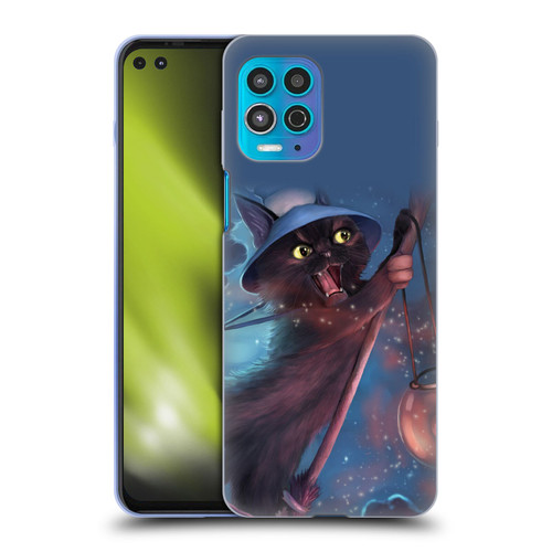 Ash Evans Black Cats 2 Magical Witch Soft Gel Case for Motorola Moto G100