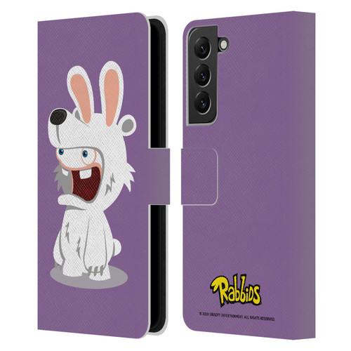 Rabbids Costumes Polar Bear Leather Book Wallet Case Cover For Samsung Galaxy S22+ 5G