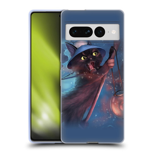 Ash Evans Black Cats 2 Magical Witch Soft Gel Case for Google Pixel 7 Pro