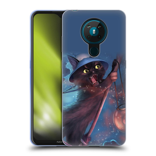 Ash Evans Black Cats 2 Magical Witch Soft Gel Case for Nokia 5.3