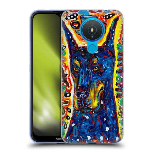 Mad Dog Art Gallery Dog 5 Doberman Soft Gel Case for Nokia 1.4