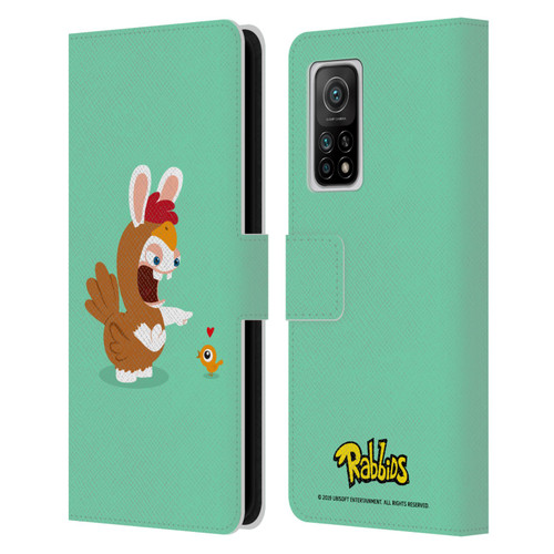 Rabbids Costumes Chicken Leather Book Wallet Case Cover For Xiaomi Mi 10T 5G