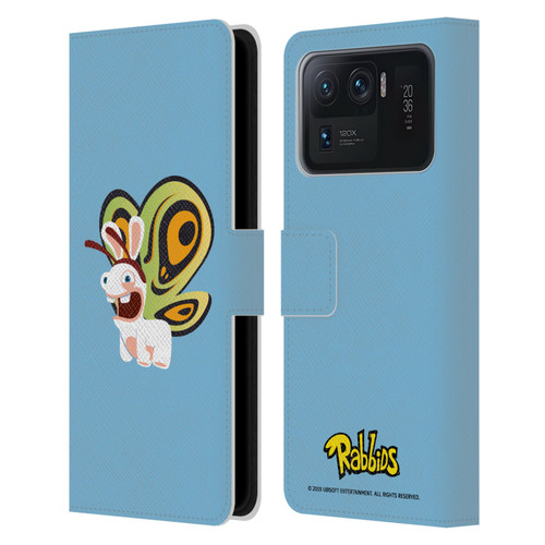 Rabbids Costumes Butterfly Leather Book Wallet Case Cover For Xiaomi Mi 11 Ultra