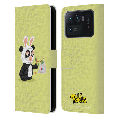Rabbids Costumes Panda Leather Book Wallet Case Cover For Xiaomi Mi 11 Ultra