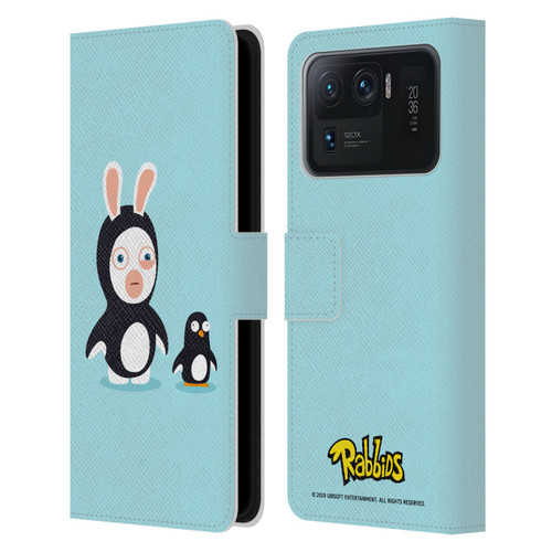 Rabbids Costumes Penguin Leather Book Wallet Case Cover For Xiaomi Mi 11 Ultra