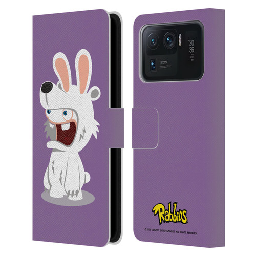 Rabbids Costumes Polar Bear Leather Book Wallet Case Cover For Xiaomi Mi 11 Ultra