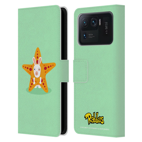 Rabbids Costumes Starfish Leather Book Wallet Case Cover For Xiaomi Mi 11 Ultra