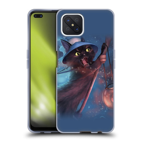 Ash Evans Black Cats 2 Magical Witch Soft Gel Case for OPPO Reno4 Z 5G